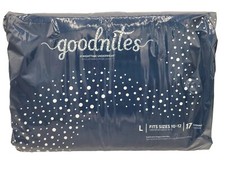 Goodnites Nighttime Bedwetting Underwear Large Sizes 10-12 - 17 Ct.