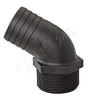 "Lindemann Td-Schlauchanschluss Schwarz 120 (Degrees)38Mm 1 1/4\"Unverp"