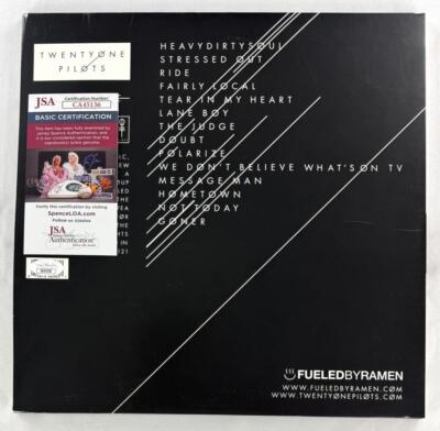 Twenty One Pilots Signed Autograph Album Vinyl Record LP