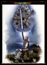 2017 Topps Star Wars Journey to The Last Jedi Rey Continuity Insert Set 3 Rey