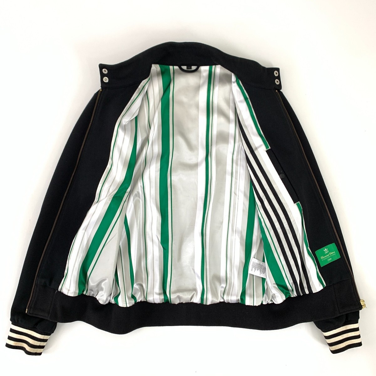 Adidas Tournament Edition 1949 Jacket Black Suede Detail