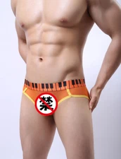 ZONBAILON Men's Underwear Sexy See-through Mesh Soft and Breathable Briefs