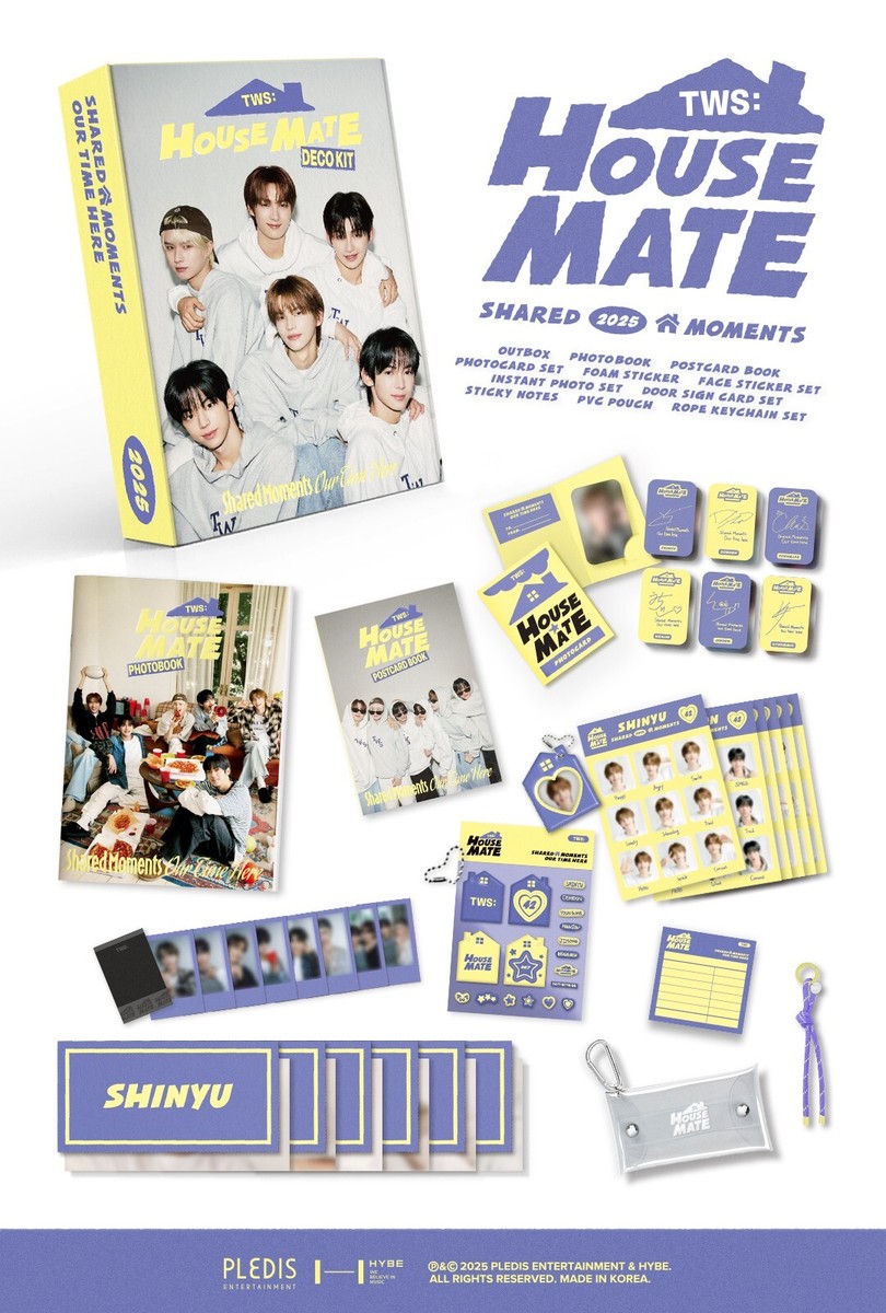 K-POP TWS 2025 DECO KIT / 80p P.Book+28p Postcard Book+P.Card+