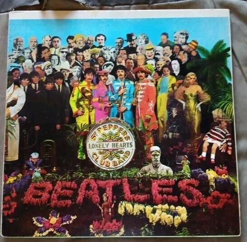 The Beatles Vintage Vinyl Sgt. Peppers Lonley Hearts Club Band Capitol...