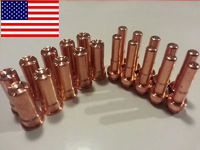 20pc Extended Electrodes + Drag Nozzles for Hypertherm  Max40  020467 020466