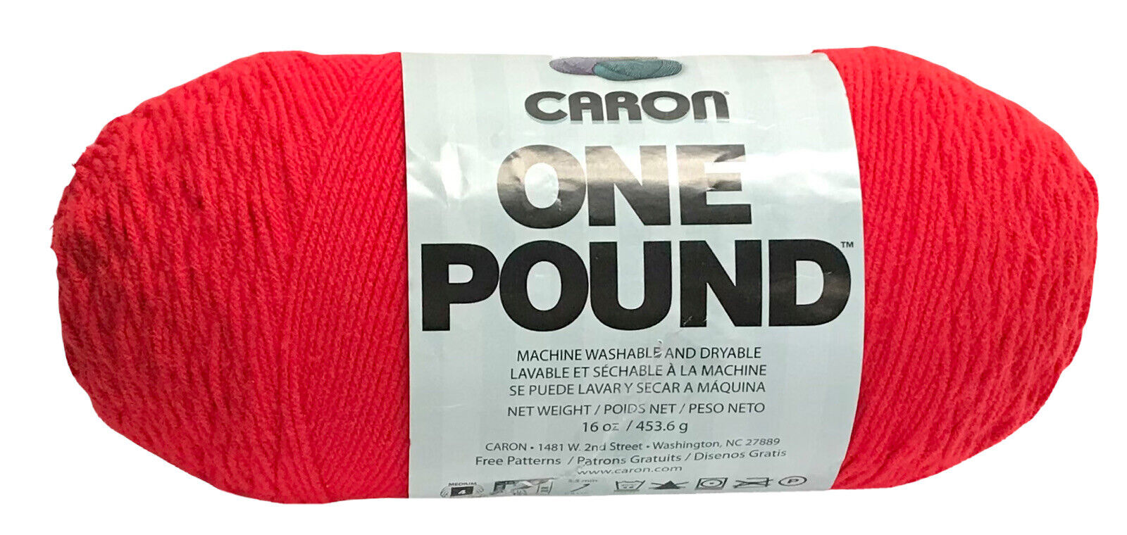 Caron Yarn One Pound 100% Acrylic 4 Ply Machine Wash & Dry