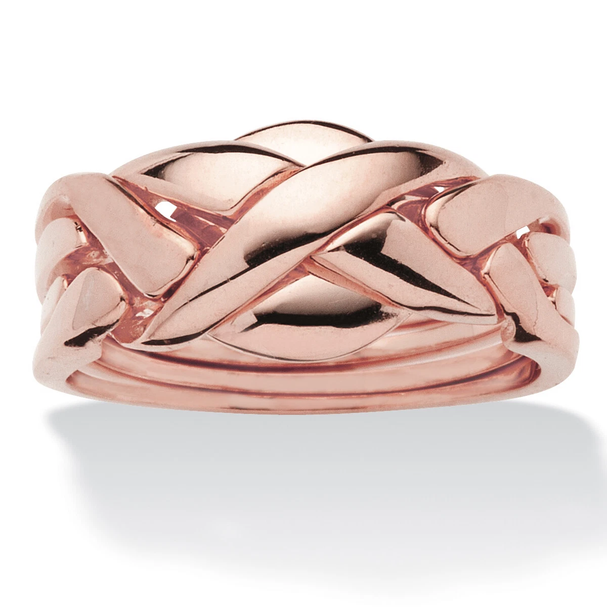Rose gold hotsell puzzle ring
