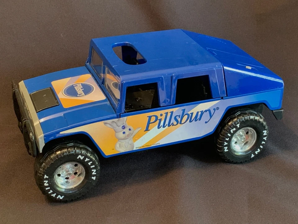 VTG 2000 Pillsbury COLLECTIBLE Nylint Truck Hummer Jeep BATTERY OP TRUCK Sounds - Image 3 of 4