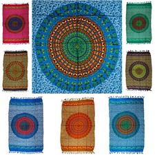 SA-001-- / Sarong Wickeltuch Sari Pareo Lungi Wickelrock Wandbehang Mandala