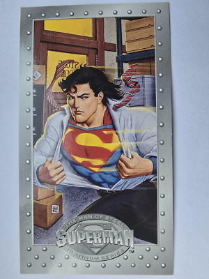 1994 Skybox DC Superman Platinum Card Series #18 Quick Change, BOGOF
