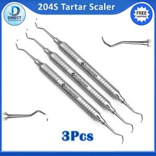 Sickle Scaler 204S Dental Hand Instruments Pro Periodontal Pick Hygiene Tool
