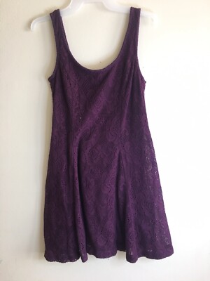 aeropostale purple dress Floral Sweetheart Slip Dress