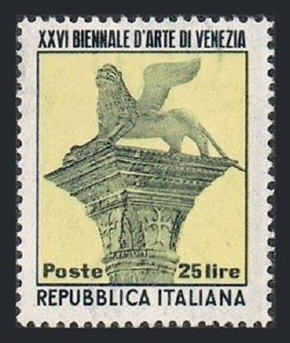 Italy 605, hinged. Mi 864. Biennial Art Exhibition,Venice,1952. Lion of St Mark.
