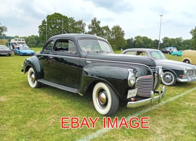 PHOTO  1941 PLYMOUTH SPECIAL DE LUXE COUPE 3.6 LITRE INLINE 6 ENGINE AT THE BRIS