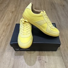 INC Mens Yellow Padded Comfort Harlan Round Toe Platform Sneakers Shoes 8 M. New