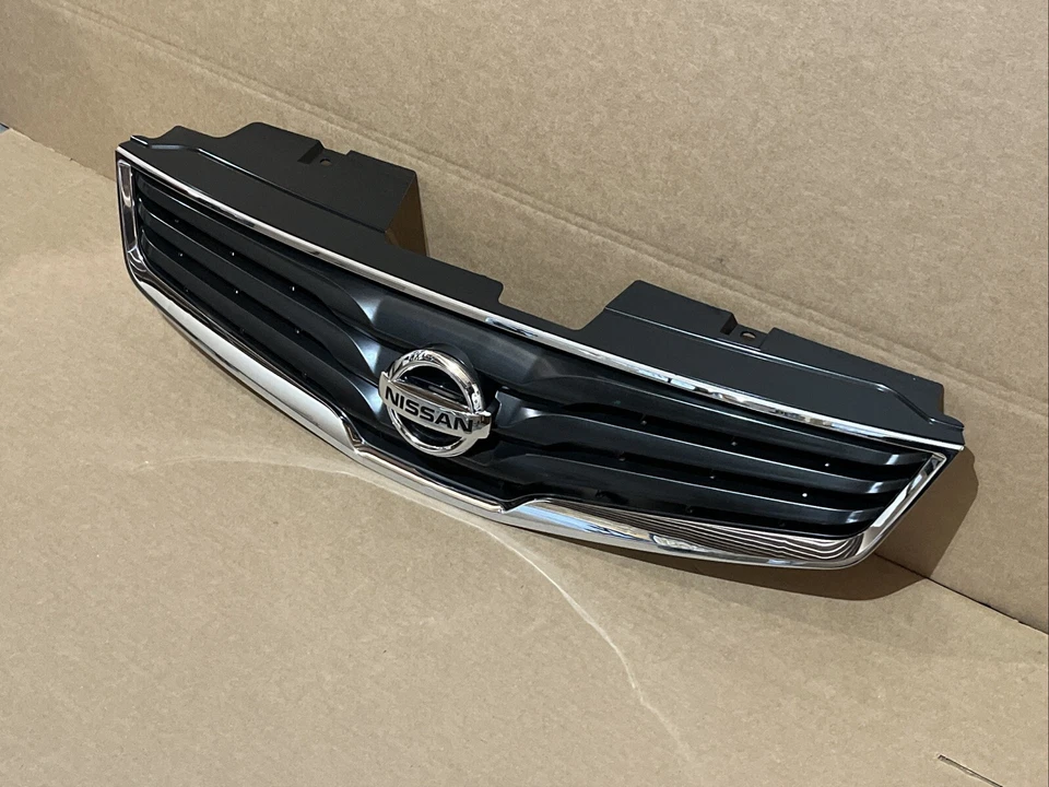 NEW for 2010-2012 NISSAN SENTRA Base S SL Front Bumper Grille Assembly & EMBLEM - Image 2 of 4