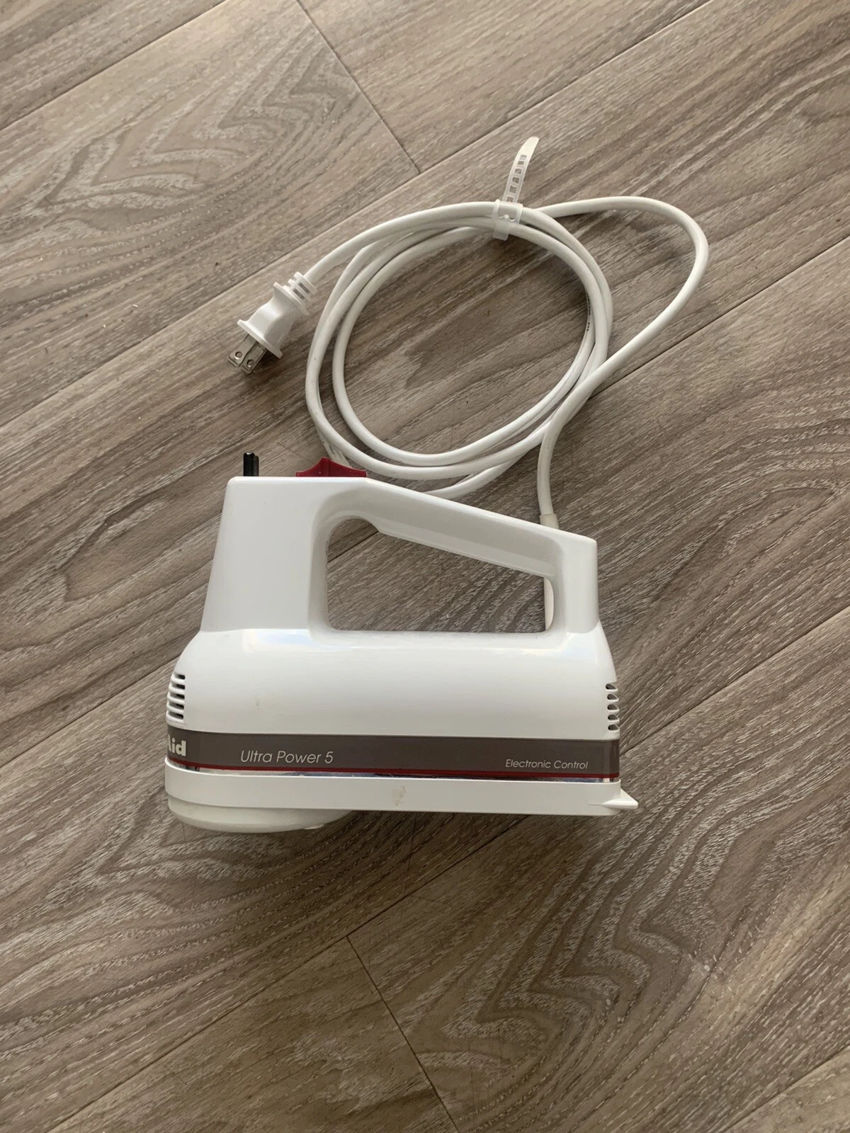 Kitchen Aid 5 Speed Hand Mixer Blender Ultra Plus 5 Power White Tested, Works