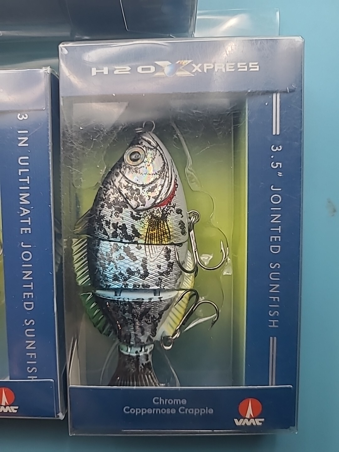 Lot of 5 New H2O Xpress Fishing Lures Jointed Tilapia, Crappie, Sunfish