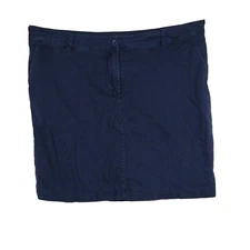 Ellos Skort Skirt Shorts Women Size 14 Blue Pockets Tennis Golf
