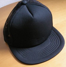 Mesh Trucker Cap Kappe Basecap Baseballcap Skateboarding Trucks Deck schwarz