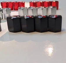 4 X Tire Valve Stem Caps Metal Compatible with  Toyota Tacoma 4Runner TRD