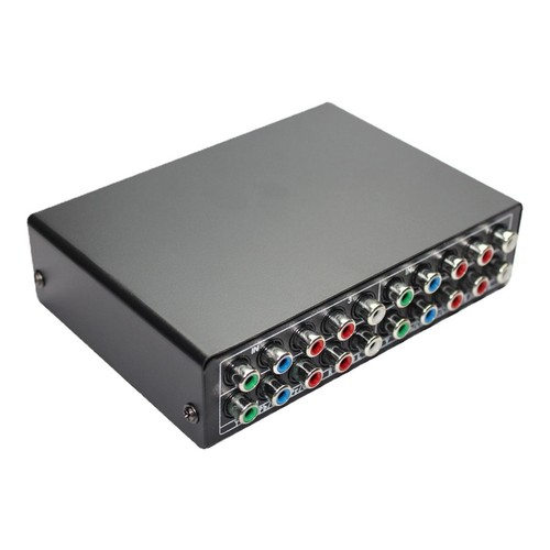 3 in 1 Out Component AV Video Switch Box AV Splitter Selector for Gaming TVs - Picture 3 of 4