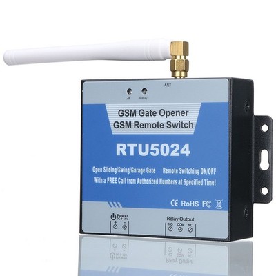 GSM Gate Opener Relay Fernbedienung T��rzugangsschalter Free Call Gain Antenna