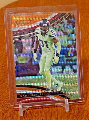 Kam Chancellor SP 2017 Panini Select Football /99 FIELD LEVEL Tri Color Seahawks