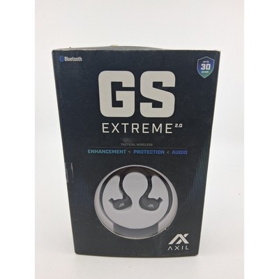 Axil Ghost Stryke GS Extreme 2.0 Tactical Wireless Earbuds Protection 6 ear tips