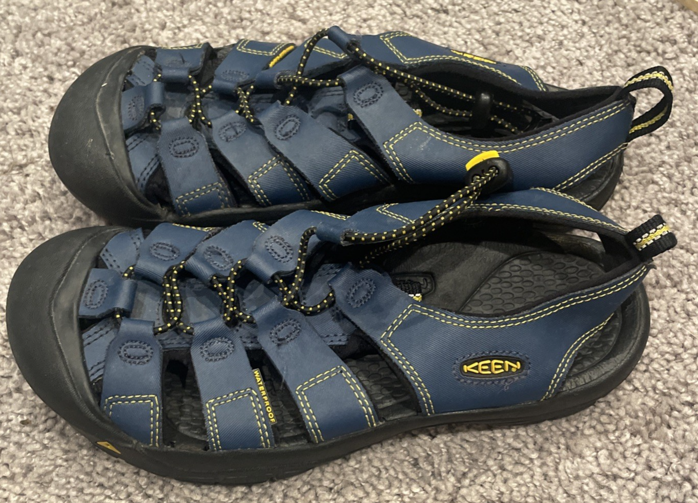 Sandali Keen donna Newport blu navy nero taglia 6 impermeabili fiume escursionismo outdoor