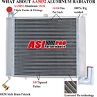 4-Row Aluminum Radiator for 1963-1972 Chevy Corvette C2 C3 V8 350Cu