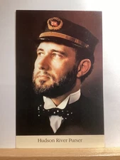 Hudson River Steamboat Purser: - Vintage Postcard