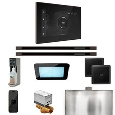 Mr Steam XDream Max Steam Pkg w/iSteamX Ctrl-Linear Steamhead-Blk OilRubBronze