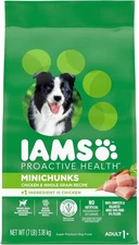 IAMS Proactive Health Minichunks Adult Dry Dog Food with Real Chicken, 7 lb. Bag