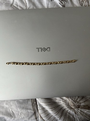 10k Gold Xoxo Vintage Bracelet 7 Inches