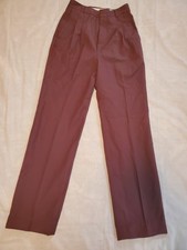 Vintage 70s Sears Jr Bazaar Brown Khaki Dress Pants Women Junior Sz 3 20x27 