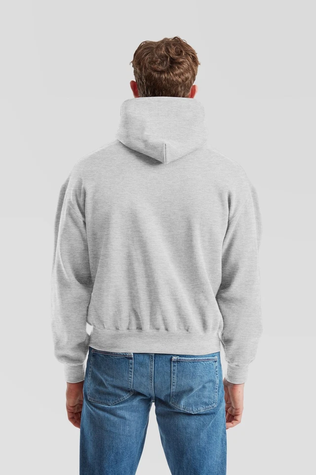Sudadera con capucha Fruit of the loom Supercotton sudadera con capucha mujer hombre NUEVO - Imagen 1 de 1