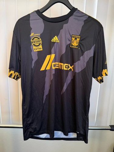 Men’s Adidas Black UANL Tigres Soccer Jersey #21 Cheko Size XL *Read*