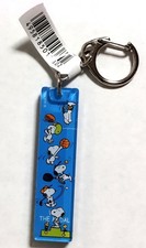 RARE Peanuts Snoopy Sports Key Holder Charm Keychain Woodstock 2016 MADE JAPAN
