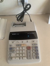 Sharp EL-2192RII Printing Calculator 12 Digit Tested Working w/ Power Cord