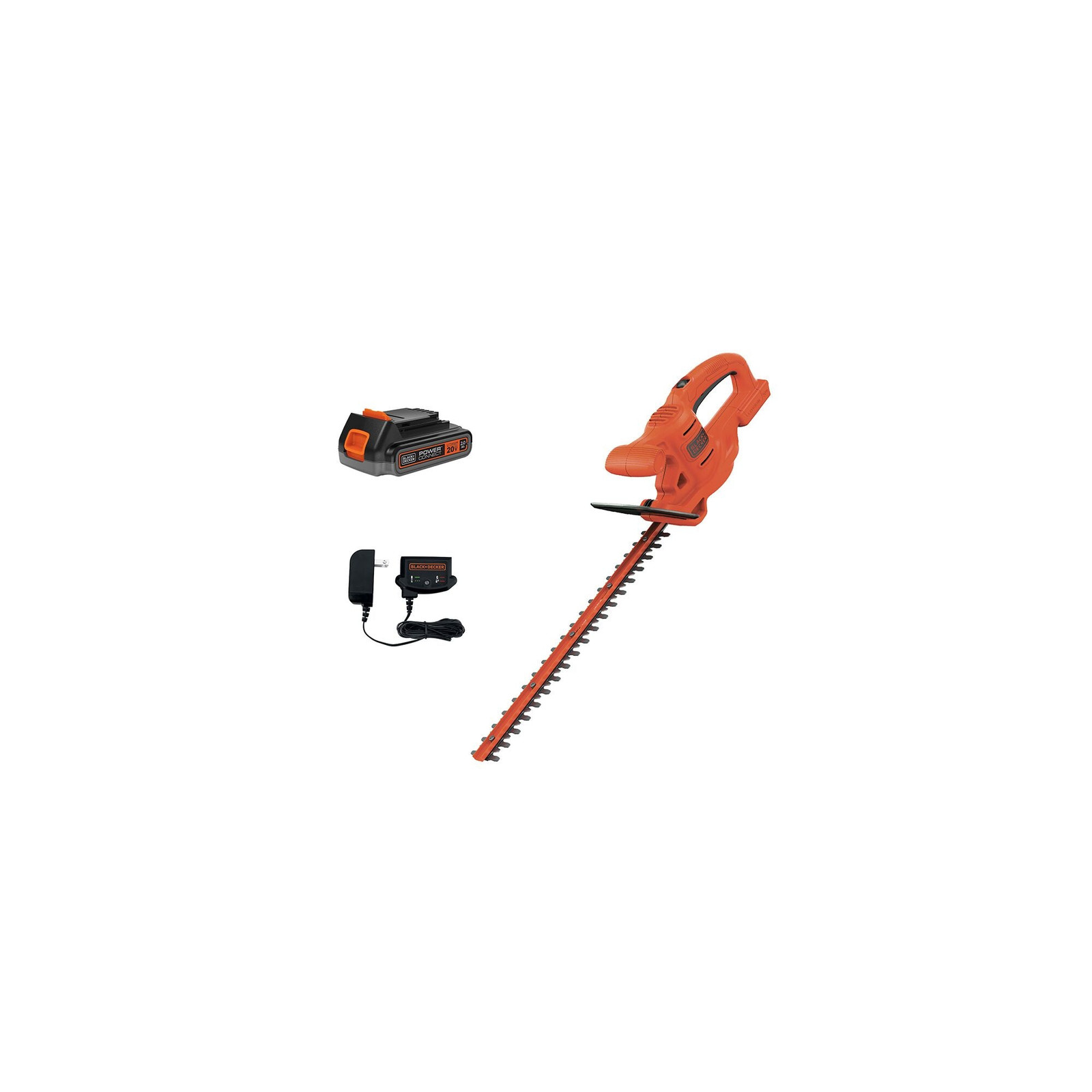 BLACK+DECKER 20V MAX* Hedge Trimmer Kit, 18-Inch - LHT218D1AEV