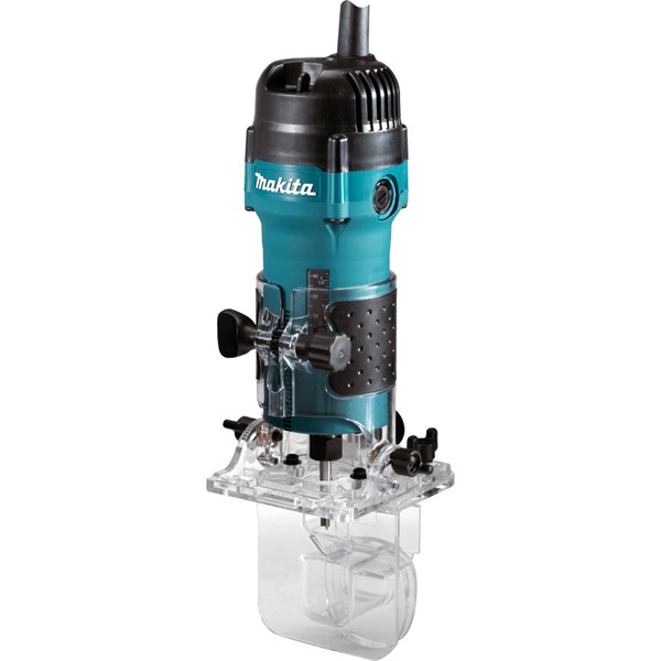 Affleureuse MAKITA 530W Ø6 mm outillage de fraisage bois avec coffret 3712J