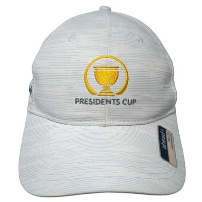 Presidents Cup Quail Hallow Club Baseball Cap White One Size Ahead Performance