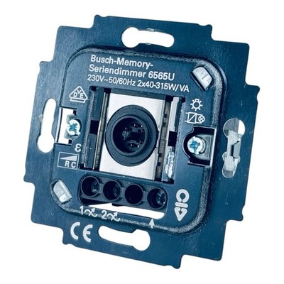 Busch-Jaeger 6565 U / Busch-Dimmer / Busch-Memory-Seriendimmer Einsatz / 6565U