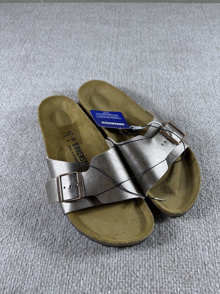 Birkenstock Shoes Birkenstock Madrid Big Buckle Silver Birkenstock