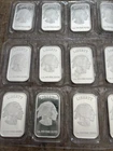 2 Indian Head Buffalo Bars 1 oz Troy each.999 Fine Silver Bar Lot Sealed