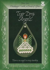 Hardanger Pattern Leaflet Tear Drop Angel (March) by Janice Love (Signed)