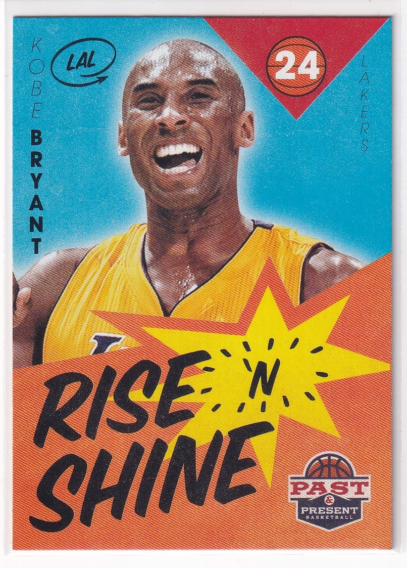 KOBE BRYANT 2012/13 PANINI PAST & PRESENT RISE N SHINE INSERT #60 VERY RARE WOW