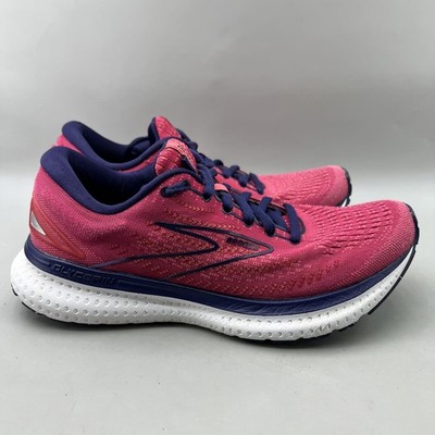 Brooks Glycerin 19 Running Shoes Women Size 8.5 B Pink Comfort Cushion Sneakers