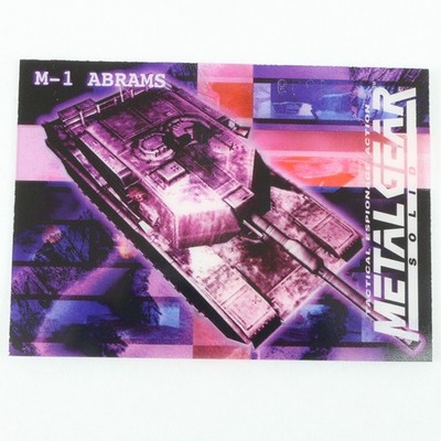Metal Gear Solid Trading Card #099 M-1 Abrams Tank CM-T3 4339 Konami